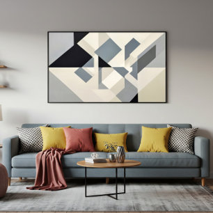 Fragmenten van Evenwicht Canvas Afdruk