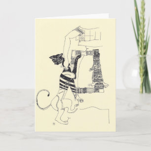 Fragments d'Arts 4 Carte de voeux de dessin surréa