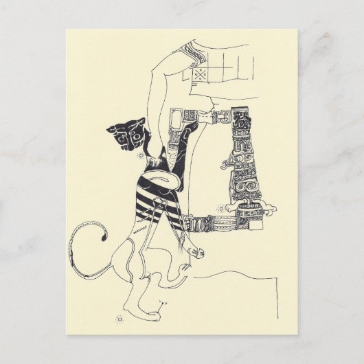 Fragments d'Arts 4 Carte postale Dessin Surréalist (Devant)
