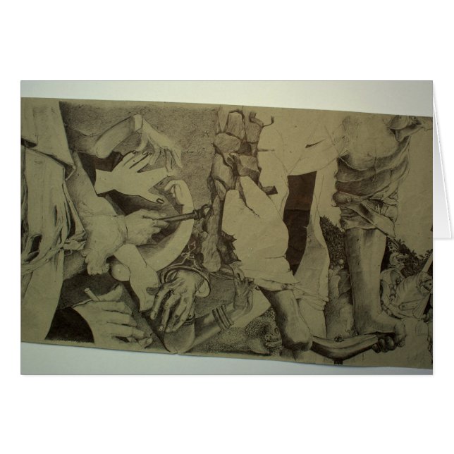 Fragments d'Arts - Roll by P Baud Wall G Card (Devant horizontal)