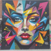 Fragments Of Identity - Square Vinyl Sticker (Voorkant)