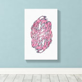 Fragments of Light – Modern Geometric Abstract Ca Canvas Afdruk (Insitu (Houten vloer))