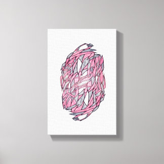 Fragments of Light – Modern Geometric Abstract Ca Canvas Afdruk