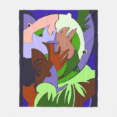 Fragments of Time Fleece Deken (Voorkant)