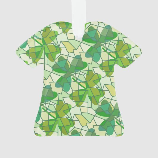 Fragments shamrocks Ornement en céramique (dos)