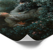 Fragonard's De schommel - Klassiek schilderij Poster (Hoek)