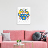 Fragoso Family Crest Canvas Afdruk (Insitu (Woonkamer))