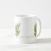 FRAÎCHE BAY FEUILLE Mug blanc (Devant droit)