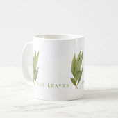 FRAÎCHE BAY FEUILLE Mug blanc (Devant gauche)