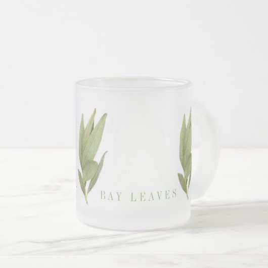 FRAÎCHE BAY FEUILLES Verre congelé Mug (Devant droit)