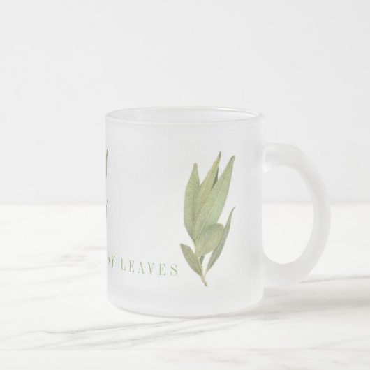 FRAÎCHE BAY FEUILLES Verre congelé Mug (Droit)