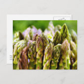 Fraîche ! Carte postale Asparagus (Devant / Derrière)