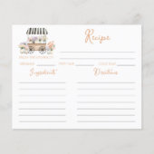 Fraîche De La Carte De Recette Fête des mariées Du (Devant)