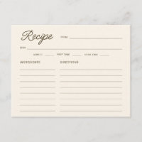 Fraîche De La Carte De Recette Fête des mariées Du