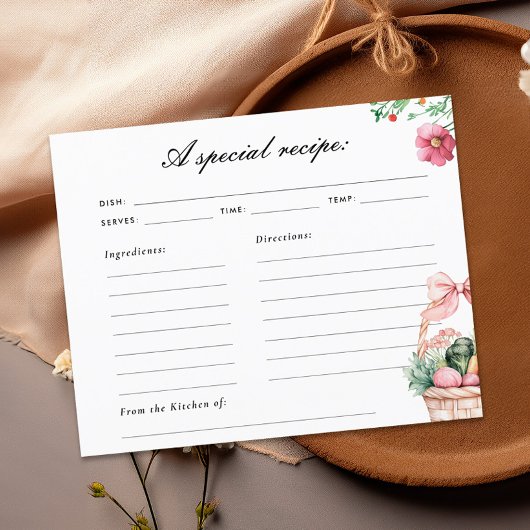 Fraîche De La Carte De Recette Fête des mariées Du