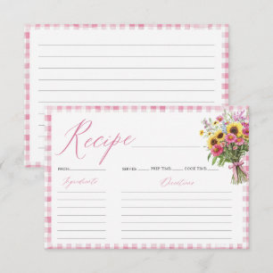 Fraîche De La Carte De Recette Fête des mariées Du