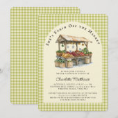 Fraîche hors du marché Invitation à la douche nupt (Devant / Derrière)