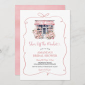 Fraîche hors du marché Invitation à la douche nupt (Devant / Derrière)