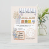 Fraîche hors du marché Panier Invitation à la douc (Debout devant)