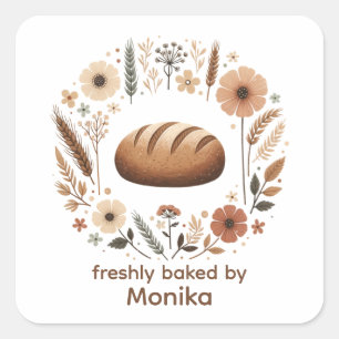 Fraîchement Cuisiné par Étiquette de Boulangerie P