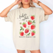 Fraîchement du marché T-shirt fraises rétro