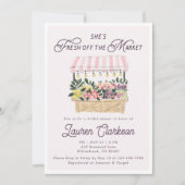 Frais Éclos du Marché Invitation pour Enterrement (Devant)