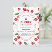 fraise 1er anniversaire Invitation premier Berry S (Debout devant)