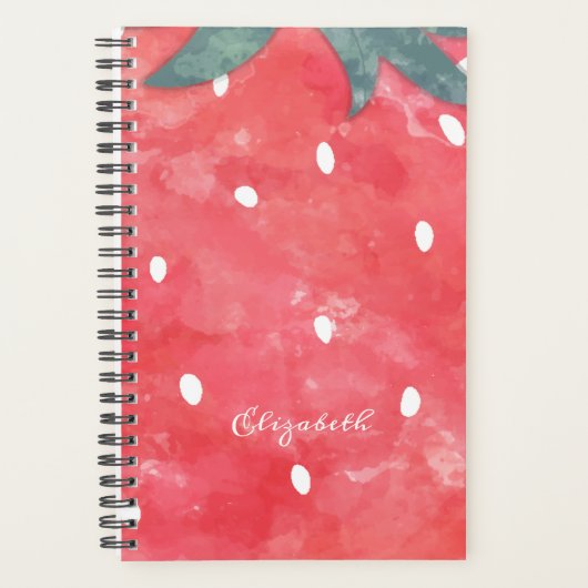 Fraise à l'aquarelle mignonne (Devant)