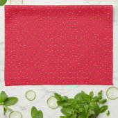 fraise arrière - plan Serviette de cuisine (Plié)