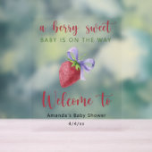 Fraise avec baby shower arc (Neutre)