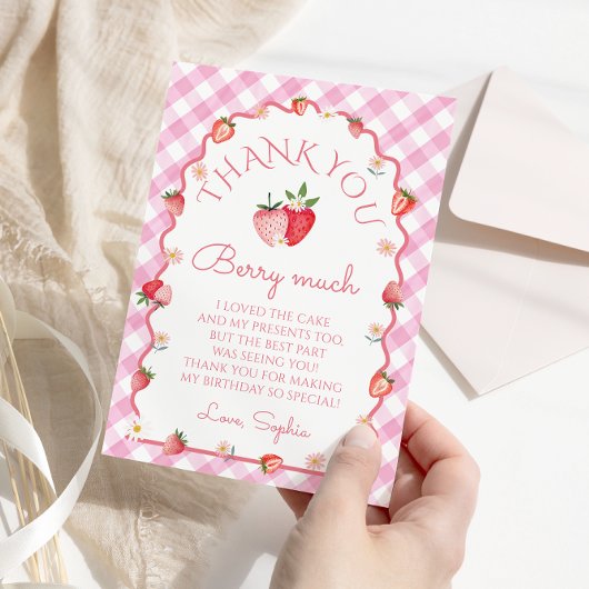 Fraise Berry Anniversaire Beaucoup de Carte de rem