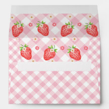 Fraise Berry Sweet Baby Girl Baby shower