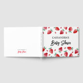 Fraise Berry Sweet Baby shower livre d'hôtes (Complet)