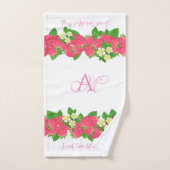 Fraise blanche (Serviette à main)