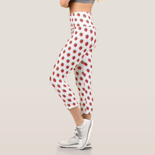 Fraise   Capri Leggings   Blanc