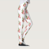 Fraise Cool Boisson Partie Drôle Leggings (Droite)