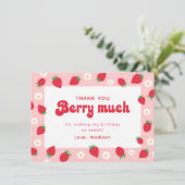 Fraise Daisy Anniversaire Merci (Debout devant)