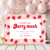 Fraise Daisy Anniversaire Merci