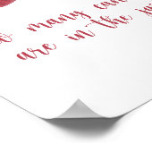 fraise - devinez combien de bonbons Poster (Coin)