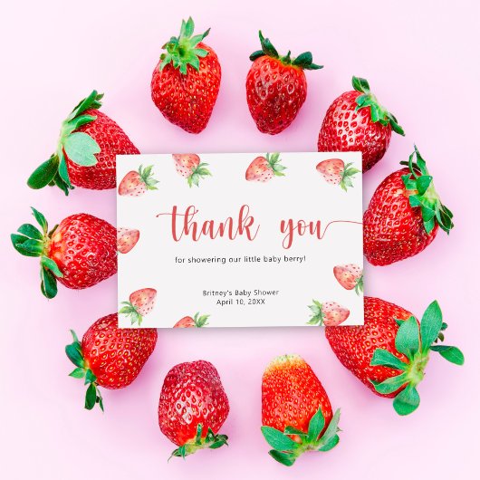 Fraise douce - merci