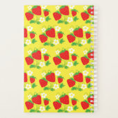 Fraise et Fleur Motif Jaune Monogrammé (Dos)