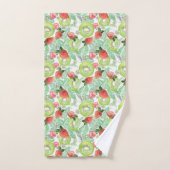 Fraise et kiwi. (Serviette à main)