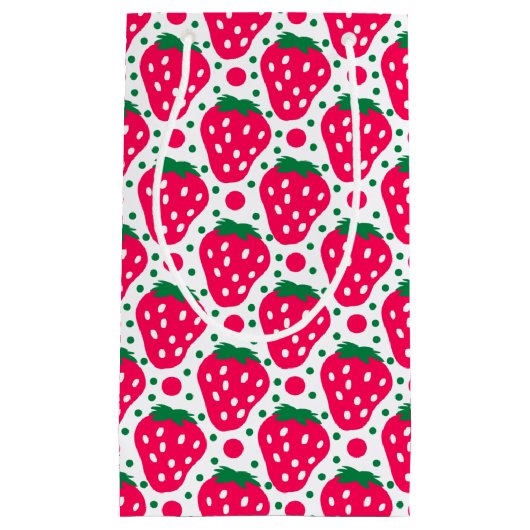 Fraise Fille 1er Anniversaire Fête Petit Sac Cadea (Devant)