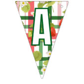 Fraise Floral Bonne bannière de mise à l'eau pour  (Troisième drapeau)