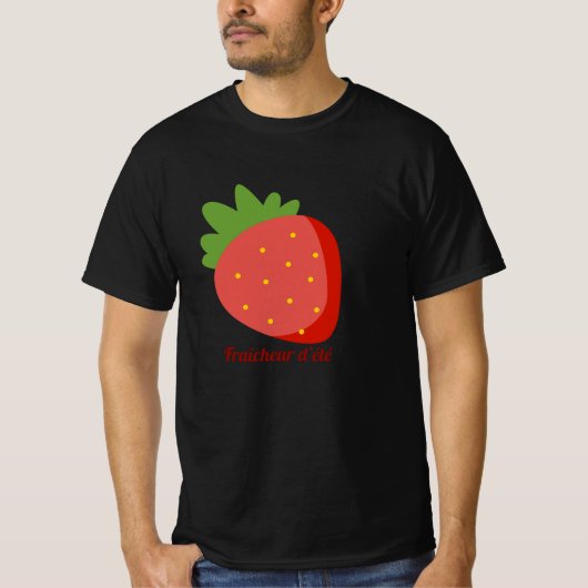 Fraise Fraîcheur d'été T-shirt (Voorkant)