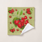 Fraise juteuse (Gant de toilette)