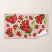 Fraise juteuse (Serviette à main)