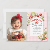 Fraise merci baies carte beaucoup (Devant)