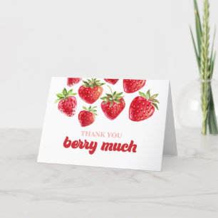 Fraise Merci beaucoup de baies