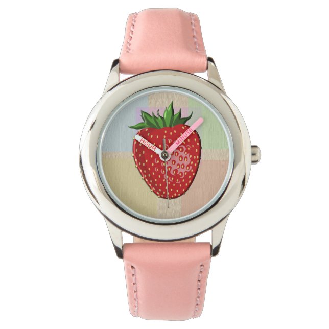 Fraise - Montre femme designer (devant)